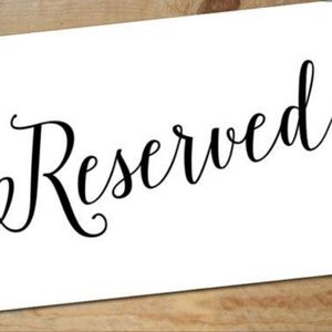 Reserved for Teresa